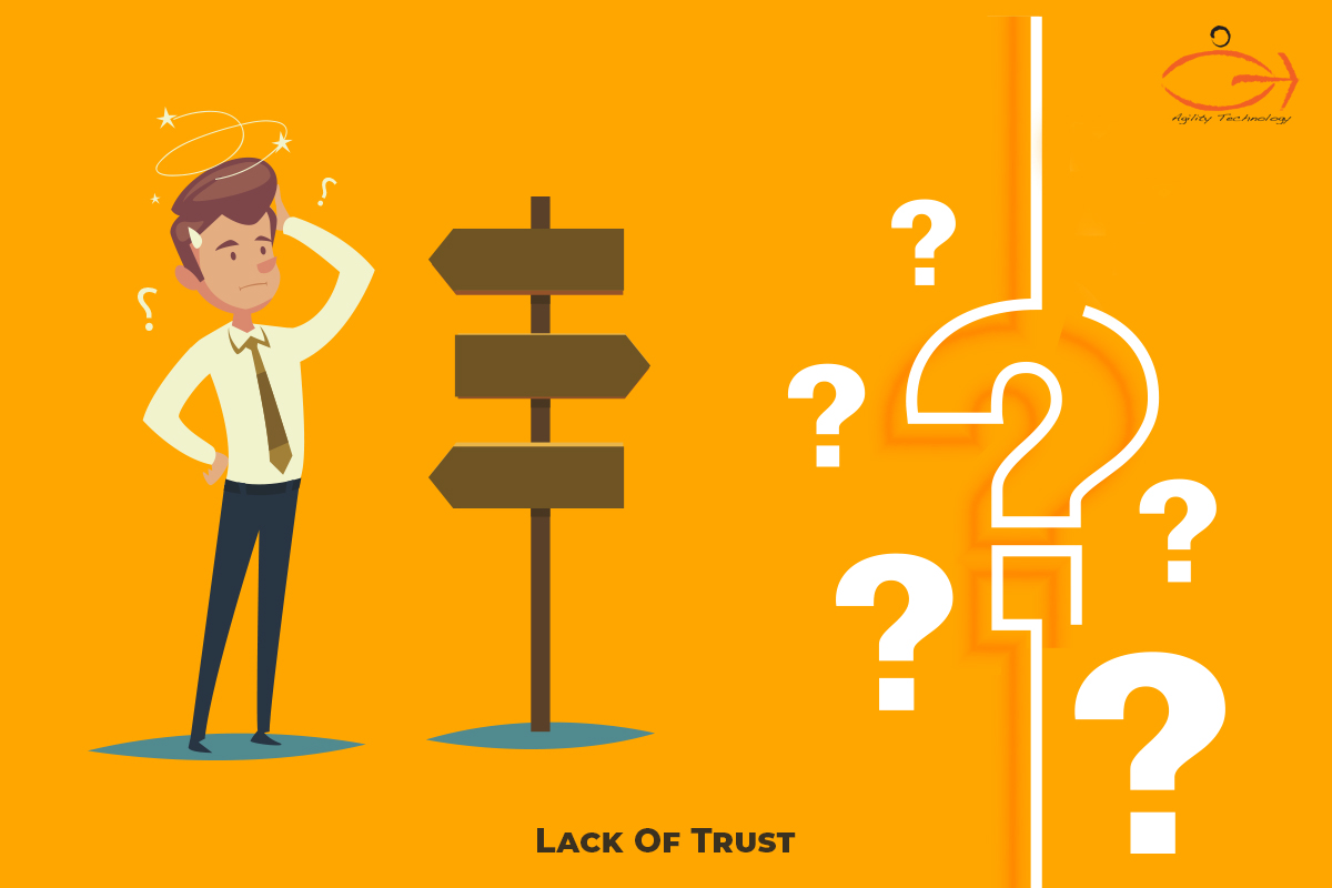 agile methodology adoption challenges - Lack of trust